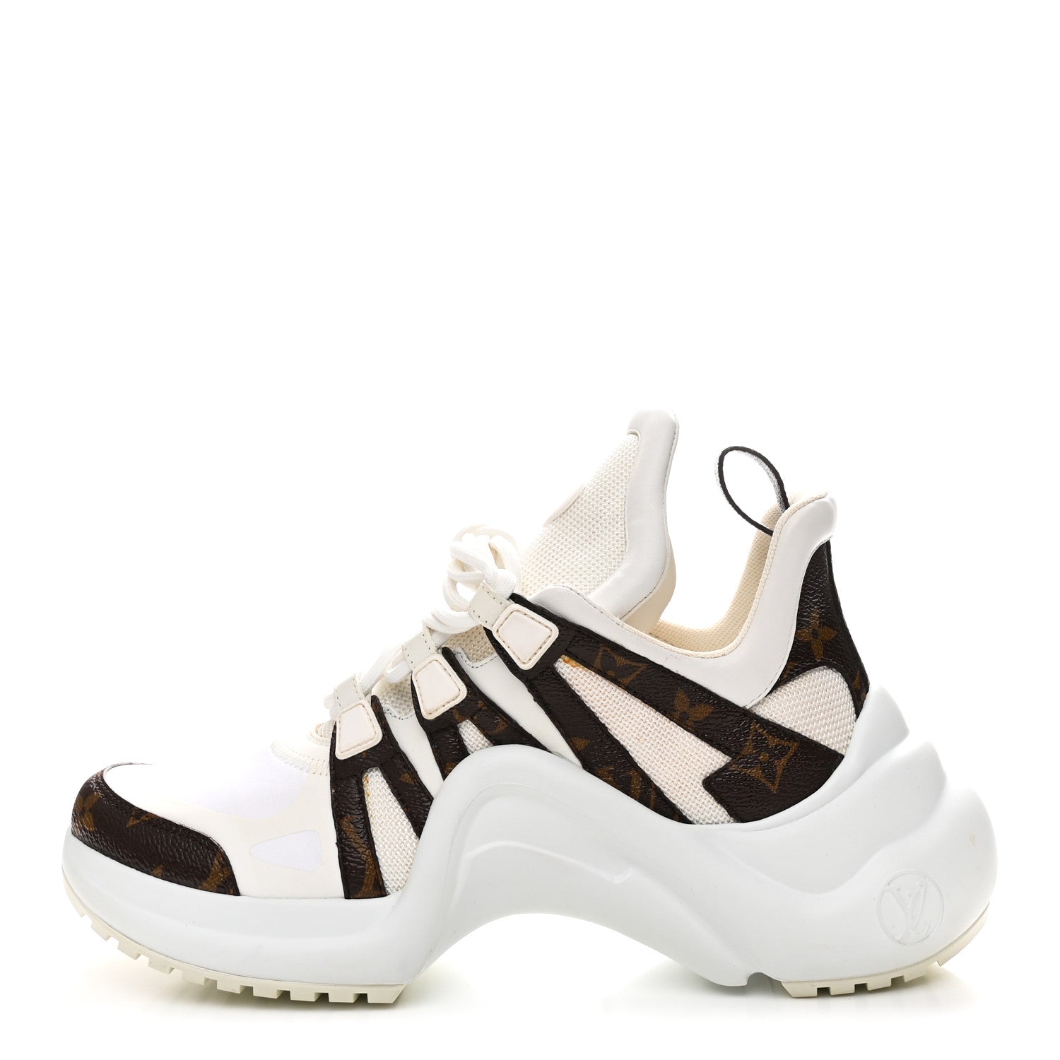 Louis Vuitton Patent Monogram LV Archlight Sneakers 40 White 1 of 11