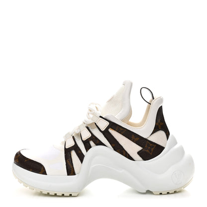 Louis Vuitton Patent Monogram LV Archlight Sneakers 40 White 1 of 11