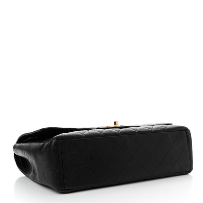 Chanel Caviar Quilted Maxi Double Flap Black 4 of 12