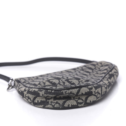 Christian Dior Monogram Mini Saddle Pochette Black 8 of 10