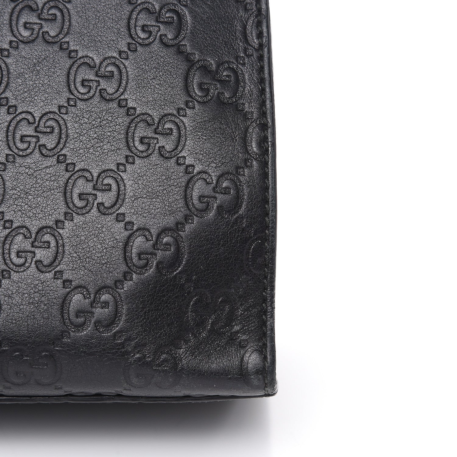 Gucci Guccissima Large Emily Chain Shoulder Bag Black 10 of 16