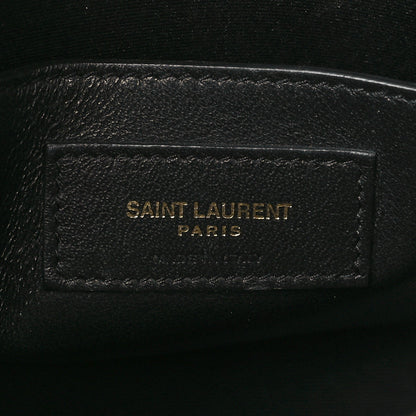 Saint Laurent Lambskin Matelasse Monogram Vicky Camera Bag White 11 of 23