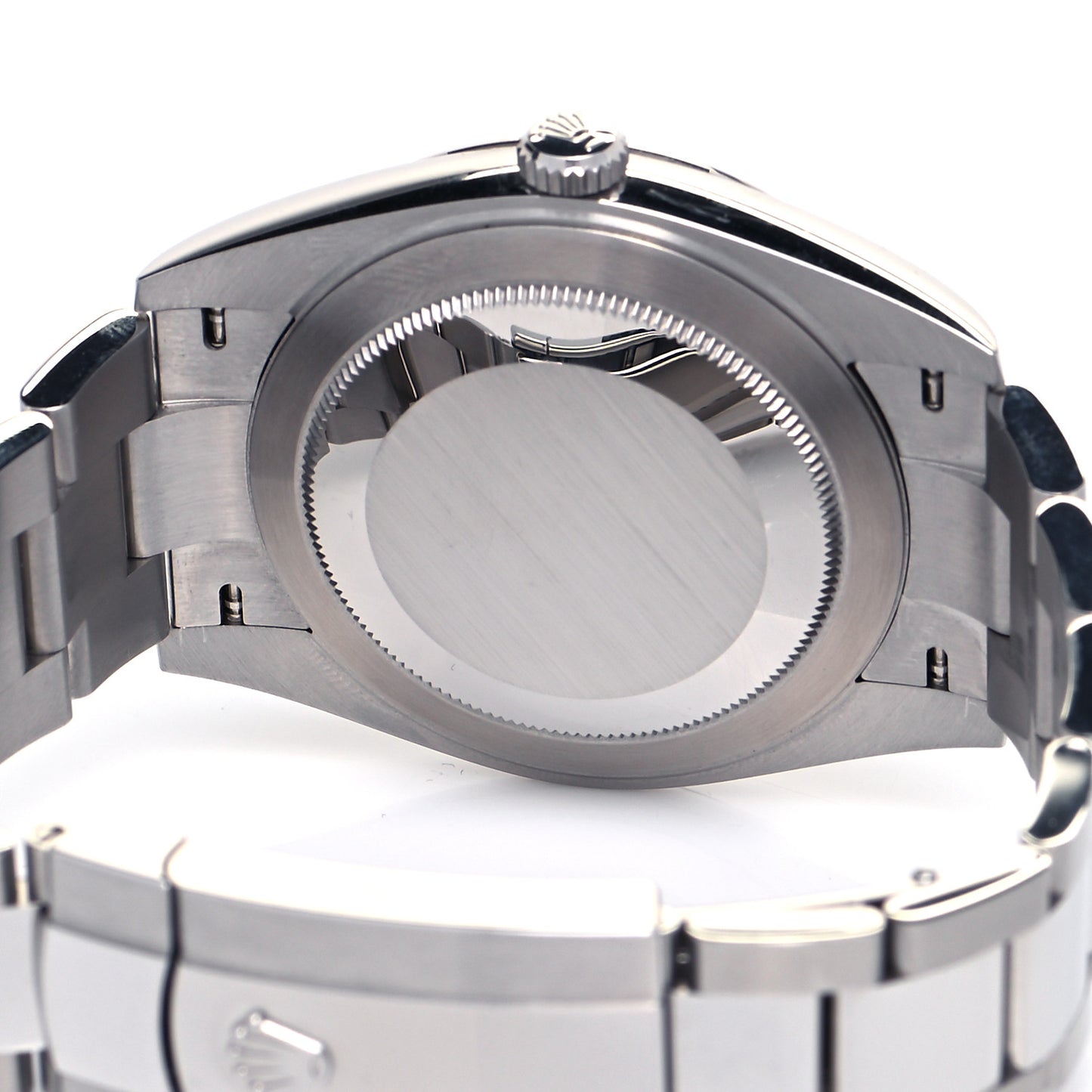 Stainless Steel 18K White Gold 41mm Oyster Perpetual Wimbledon Datejust Watch Slate 126334