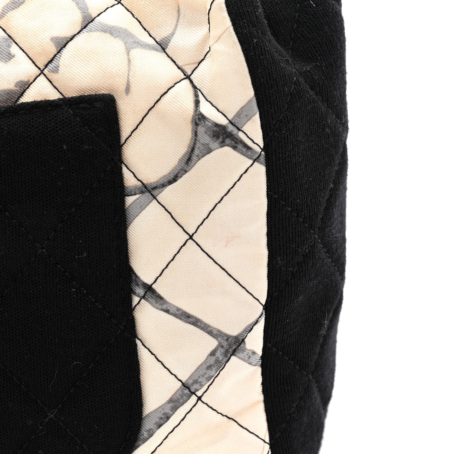 Chanel Fabric Quilted Patchwork Medium Flap Red Black Multicolor 14 of 14