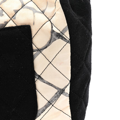 Chanel Fabric Quilted Patchwork Medium Flap Red Black Multicolor 14 of 14