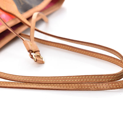 Louis Vuitton Monogram Roses Neverfull MM 8 of 18