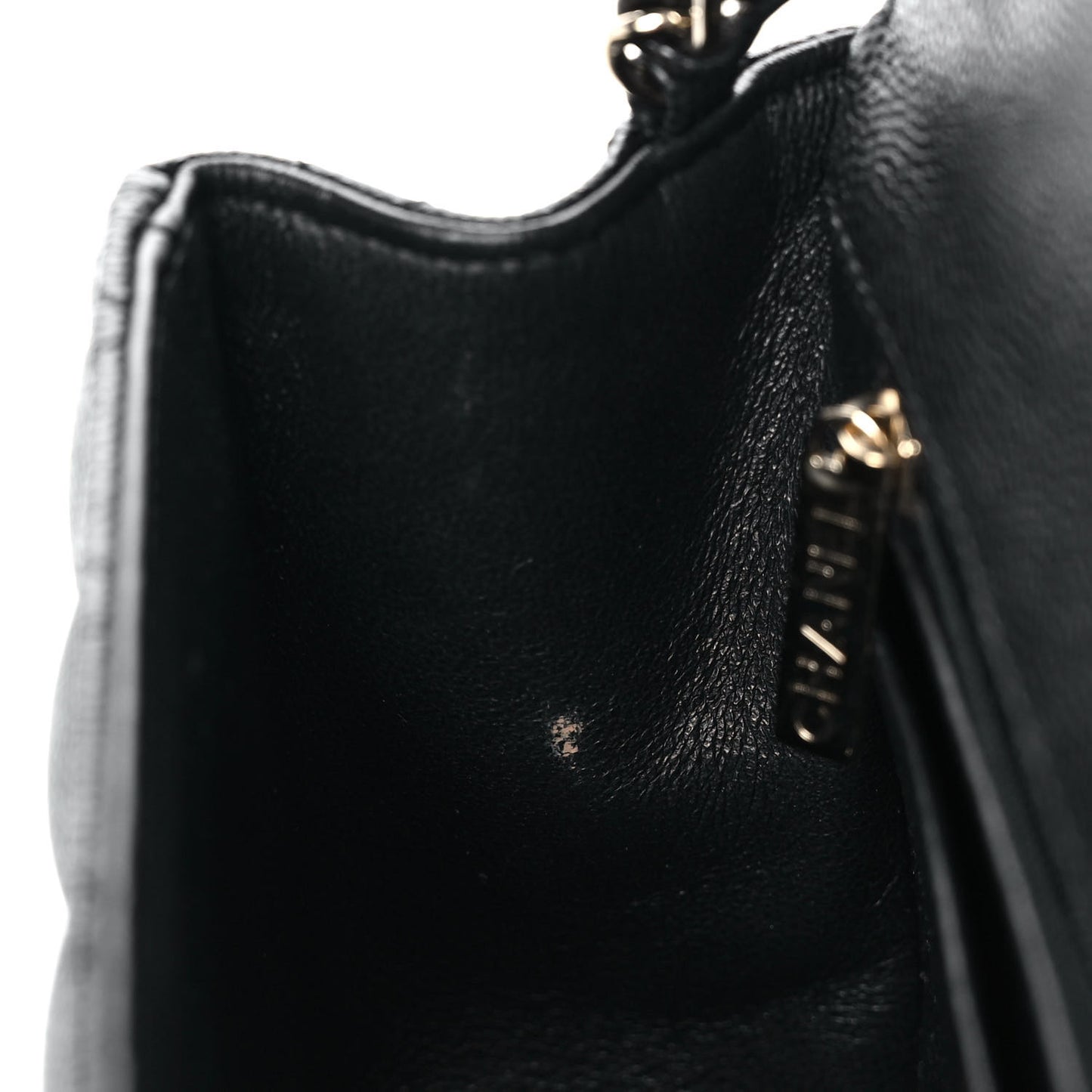 Caviar Quilted Mini Square Flap Black