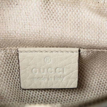 Gucci Pebbled Calfskin Small Soho Disco Bag Off White 7 of 8
