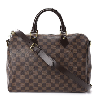 Louis Vuitton Damier Ebene Speedy Bandouliere 30 1 of 12
