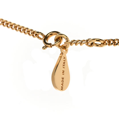 Fendi Metal Monster Eye Necklace Gold 4 of 6