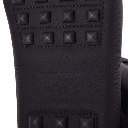 Hermes Mens Epsom Oscar Loafers 42 Black 6 of 18