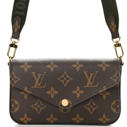Louis Vuitton Monogram Felicie Strap & Go Kaki 7 of 8