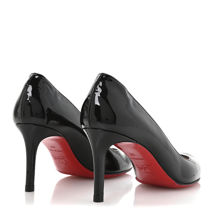 Christian Louboutin Patent Pumppie 85 Pumps 38 Black 5 of 9