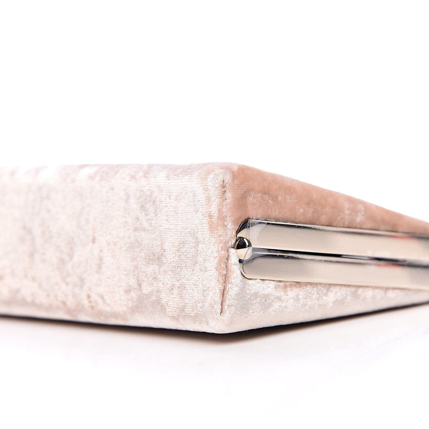 Crushed Velvet Celeste Clutch Pink