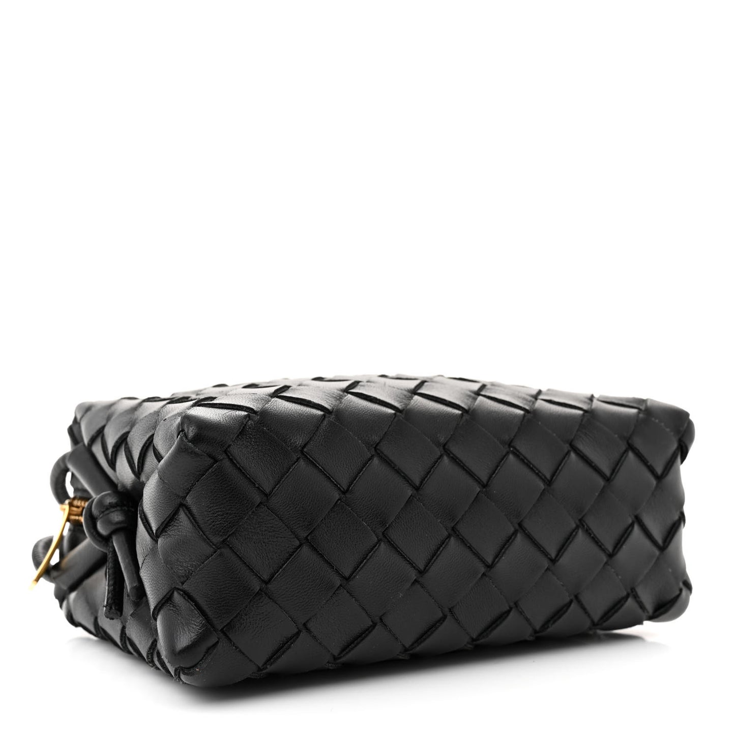 Nappa Intrecciato Mini Loop Camera Bag Black