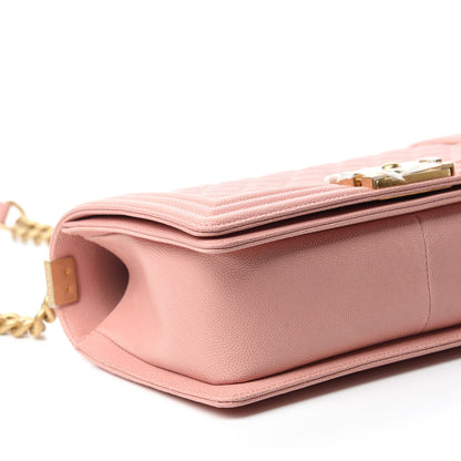 Chanel Caviar Quilted Medium Boy Flap Pink 6 of 10