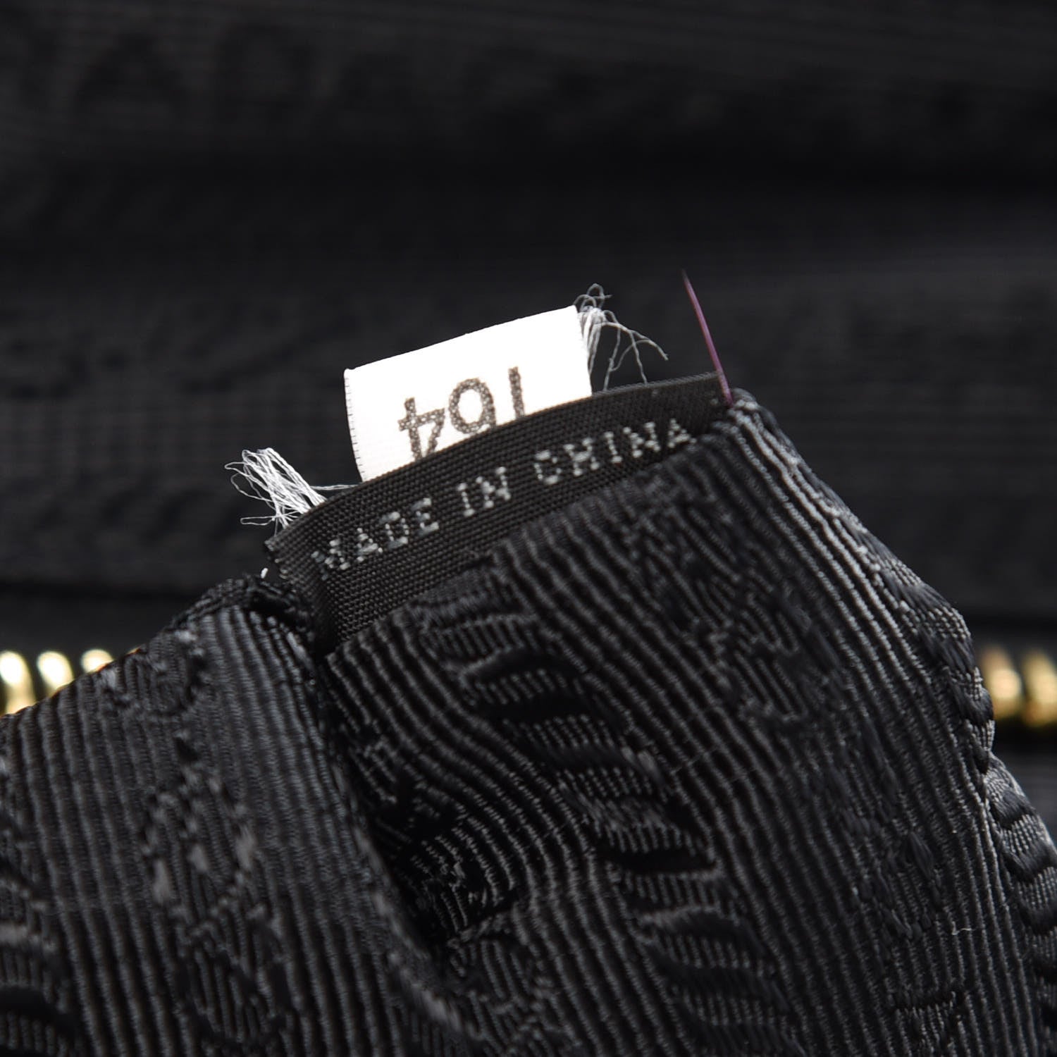 Prada Saffiano Tessuto Nylon Tote Black 9 of 11