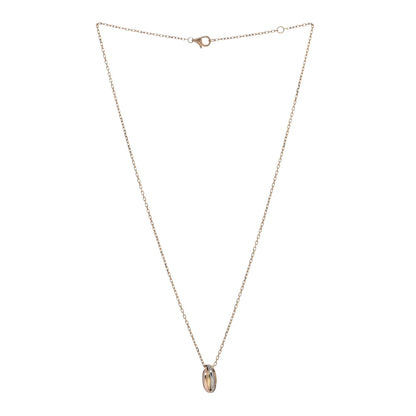 Cartier 18K Pink Yellow White Gold Baby Trinity Pendant Necklace 2 of 4