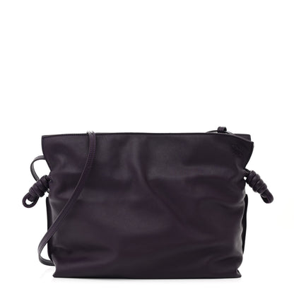 Loewe Nappa Flamenco Knot Clutch With Chain Purple 1 of 11
