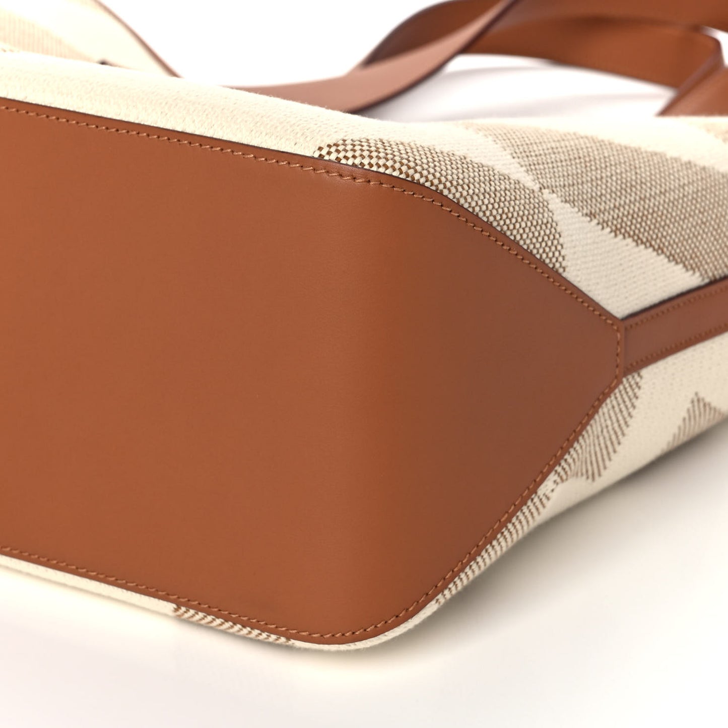 Swift H Canvas Cabas H En Biais 40 Ecru Naturel Gold