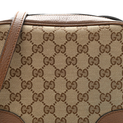 Gucci Monogram Mini Bree Messenger Bag Beige Tabacco 8 of 13