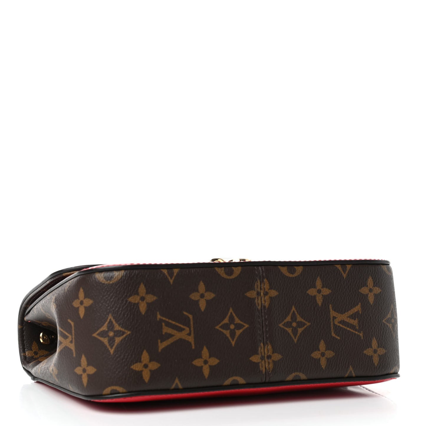 Patent Calfskin Monogram Cherrywood BB Scarlet