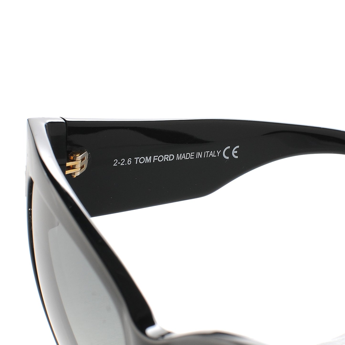 Acetate Anoushka Cat Eye Sunglasses TF371 Black