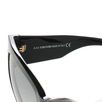 Tom Ford Acetate Anoushka Cat Eye Sunglasses TF371 Black 5 of 8