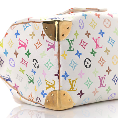 Louis Vuitton Monogram Multicolor Speedy 30 White 8 of 9