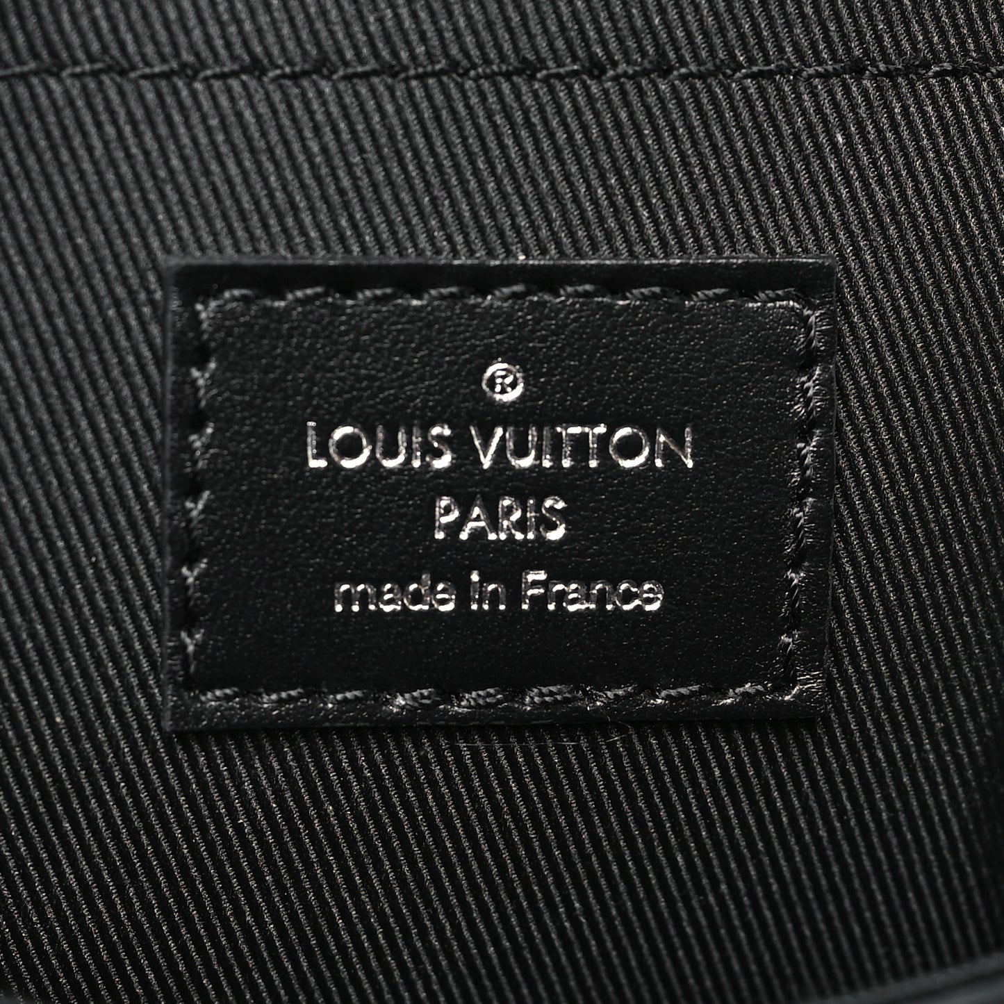 Grained Calfskin Monogram Pulse Messenger Khaki Black
