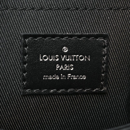 Louis Vuitton Grained Calfskin Monogram Pulse Messenger Khaki Black 6 of 9