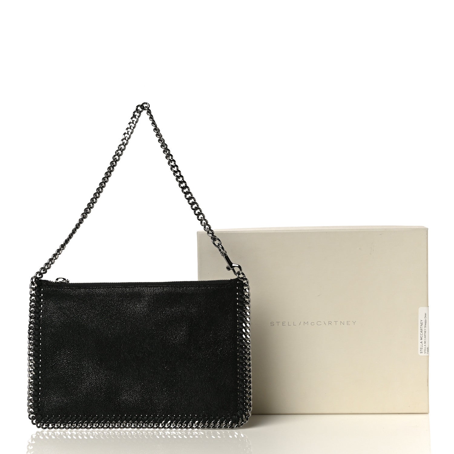 Stella McCartney Shaggy Deer Falabella Clutch Black 15 of 15