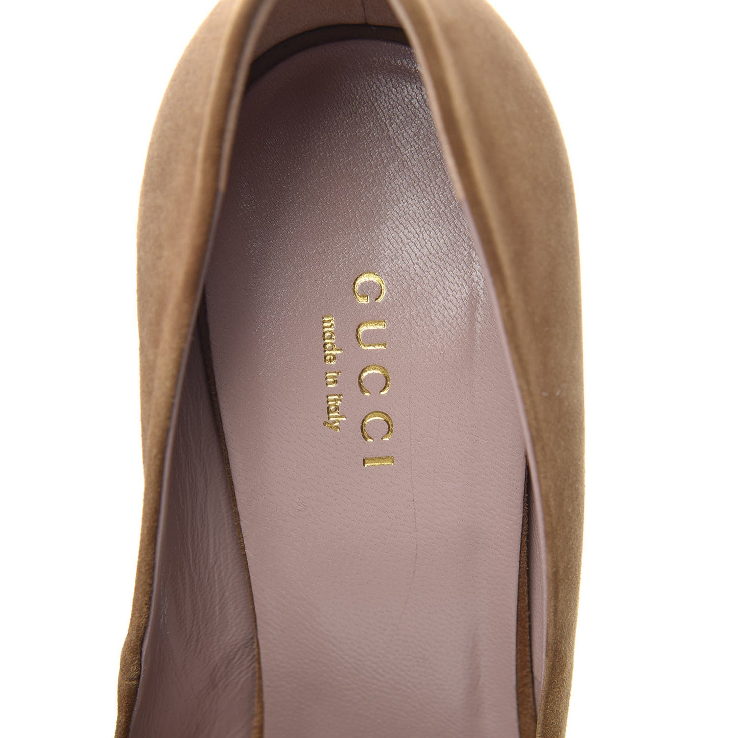 Suede Dahlia Bamboo Pumps 39 Beige