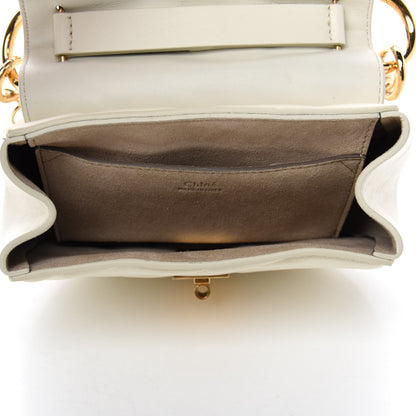 Chloe Calfskin Quilted Mini Drew Bijou Shoulder Bag Natural White 5 of 10