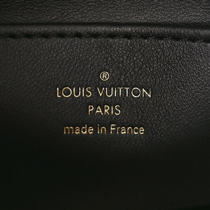 Louis Vuitton Lambskin Malletage Top Handle GO-14 MM Black Pink 7 of 9