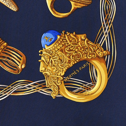 Hermes Silk Alliances Du Mond Scarf 90 2 of 3