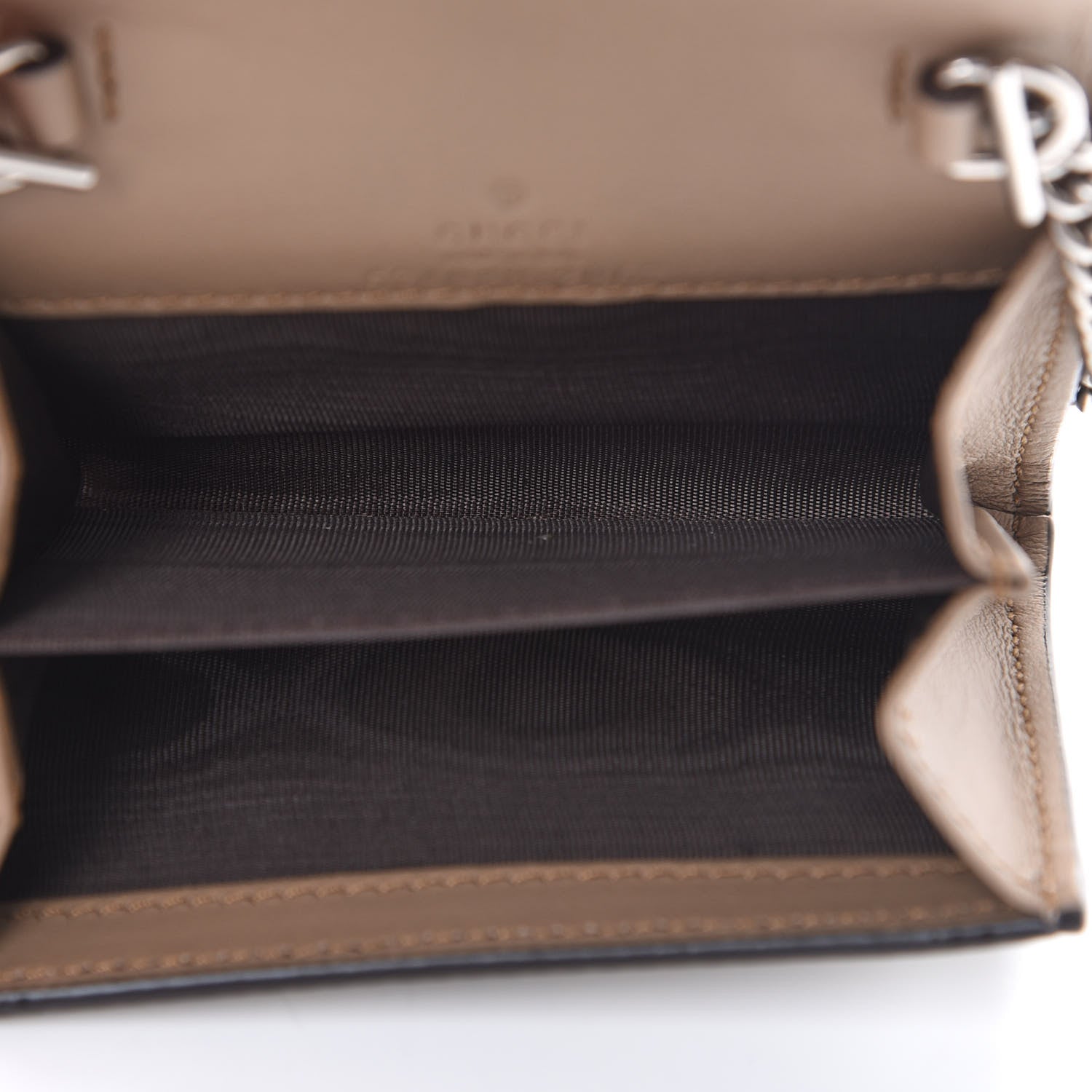 Gucci GG Supreme Monogram Dionysus Coin Purse Taupe 4 of 5