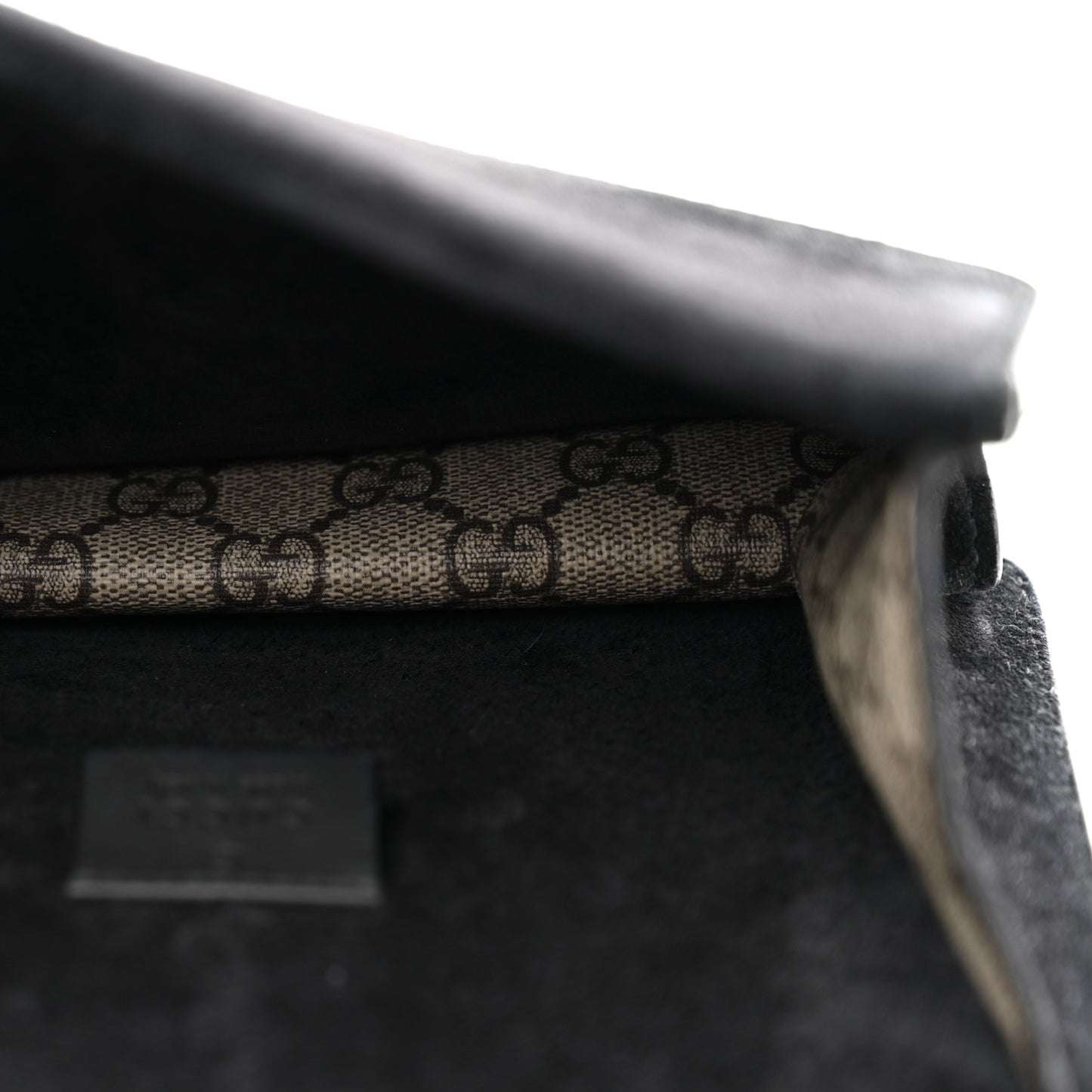 GG Supreme Monogram Mini Dionysus Shoulder Bag Black