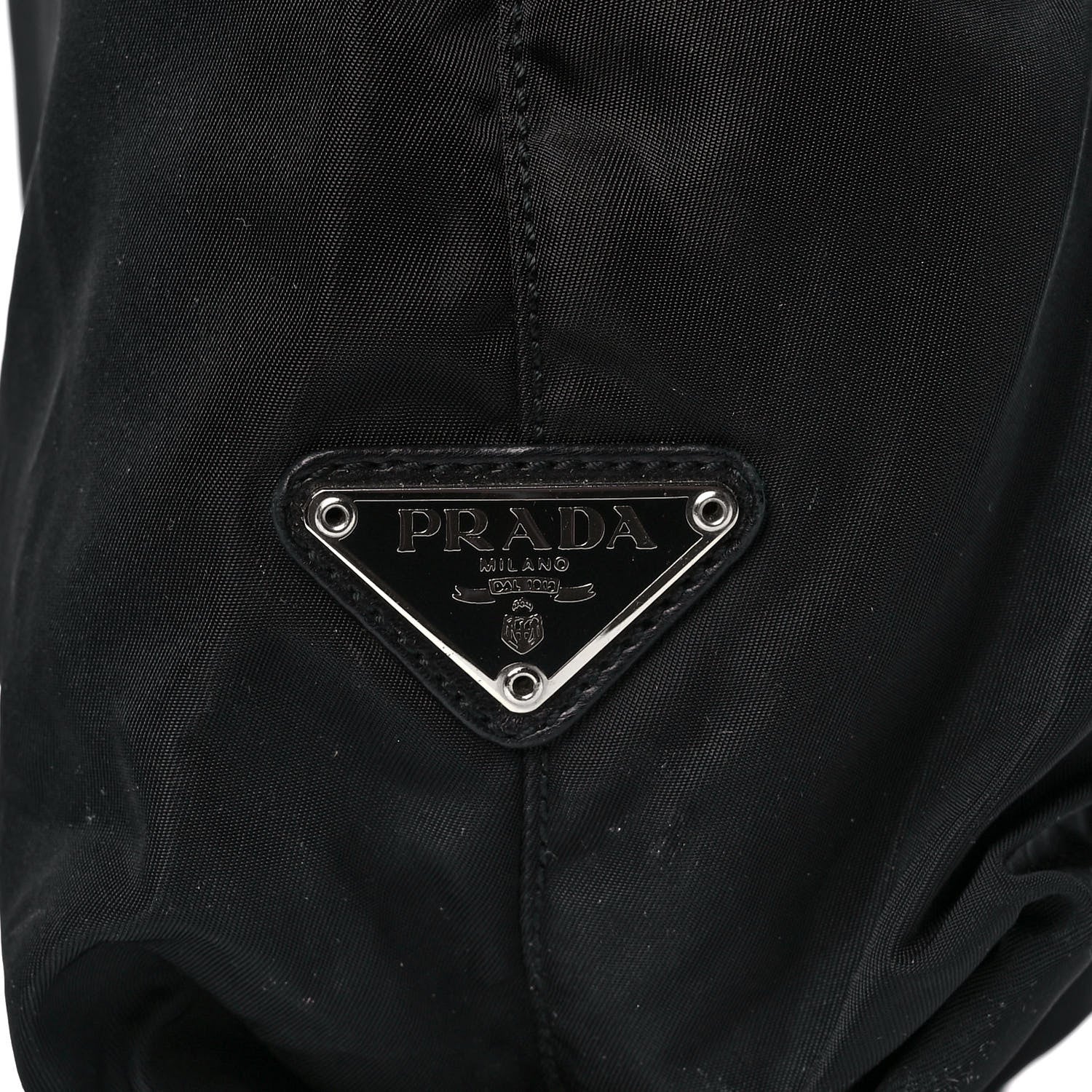 Prada Tessuto Nylon Chain Tote Black 7 of 11
