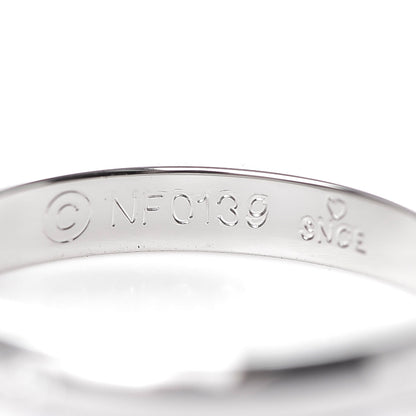 Cartier Platinum 3 Diamond 2.6mm 1895 Wedding Band Ring 46 3.75 5 of 5
