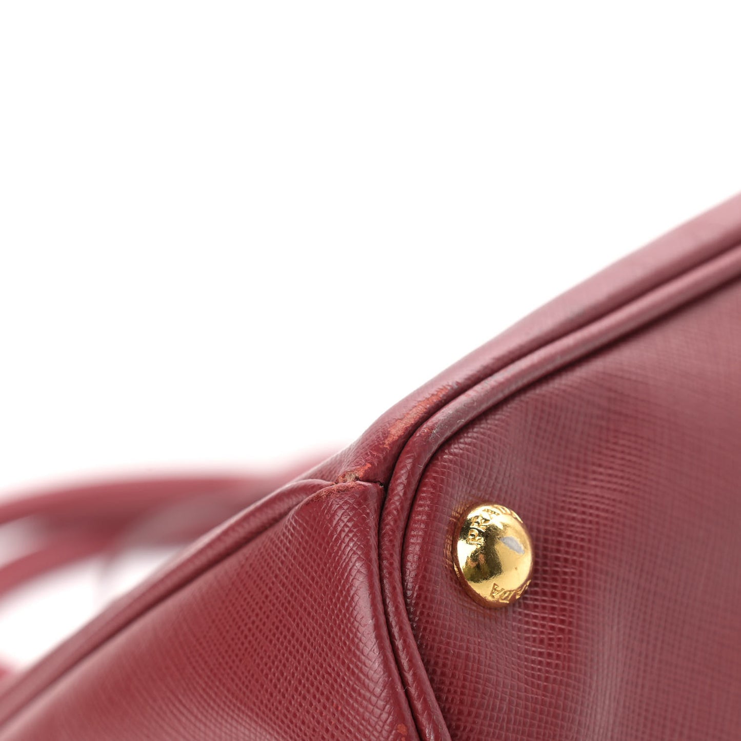 Saffiano Lux Large Tote Cherry