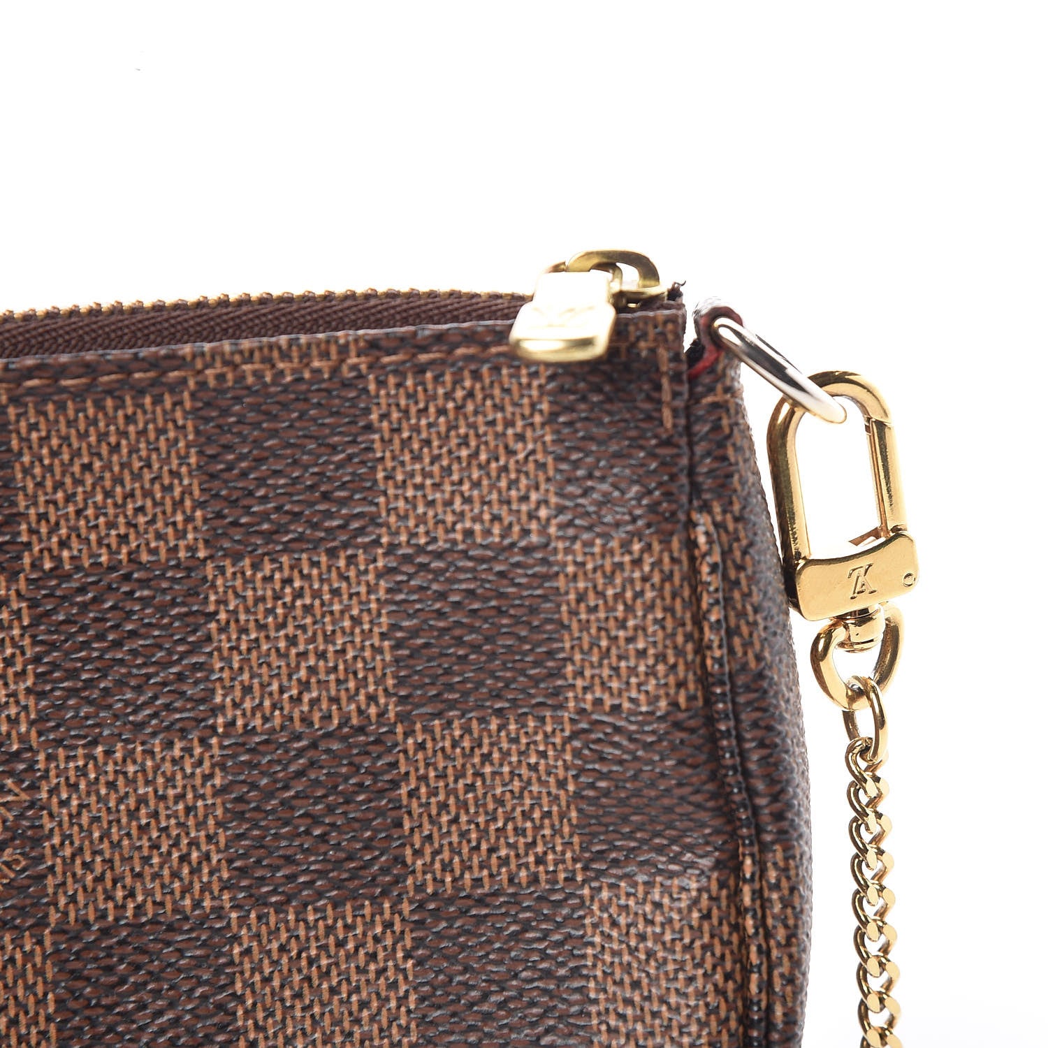 Louis Vuitton Damier Ebene Mini Pochette Accessories 9 of 10
