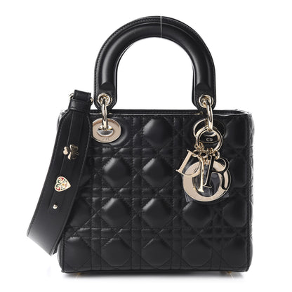Christian Dior Lambskin Cannage Small My ABCDior Lady Dior Black 1 of 11