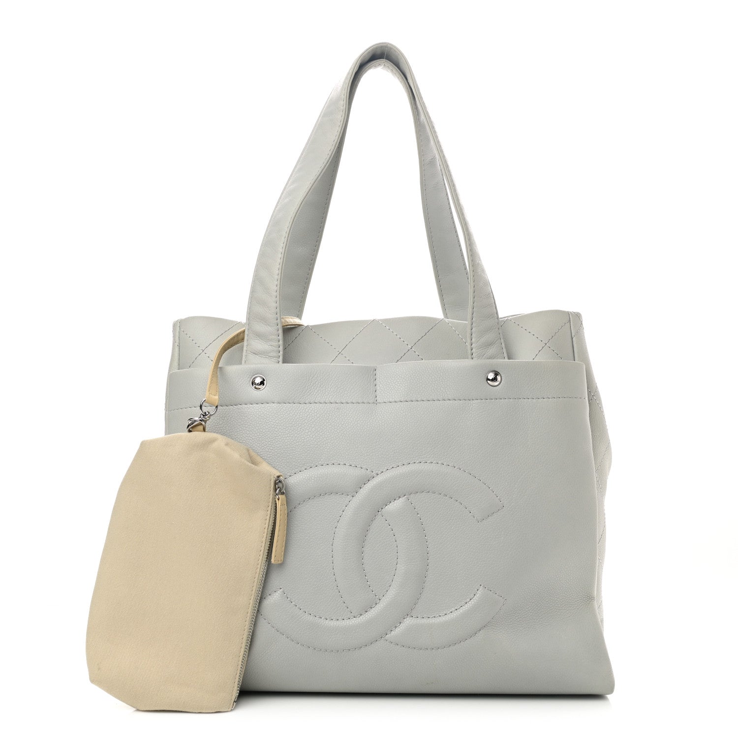 Chanel Caviar Executive Cerf Shopper Tote Grey 1 of 14
