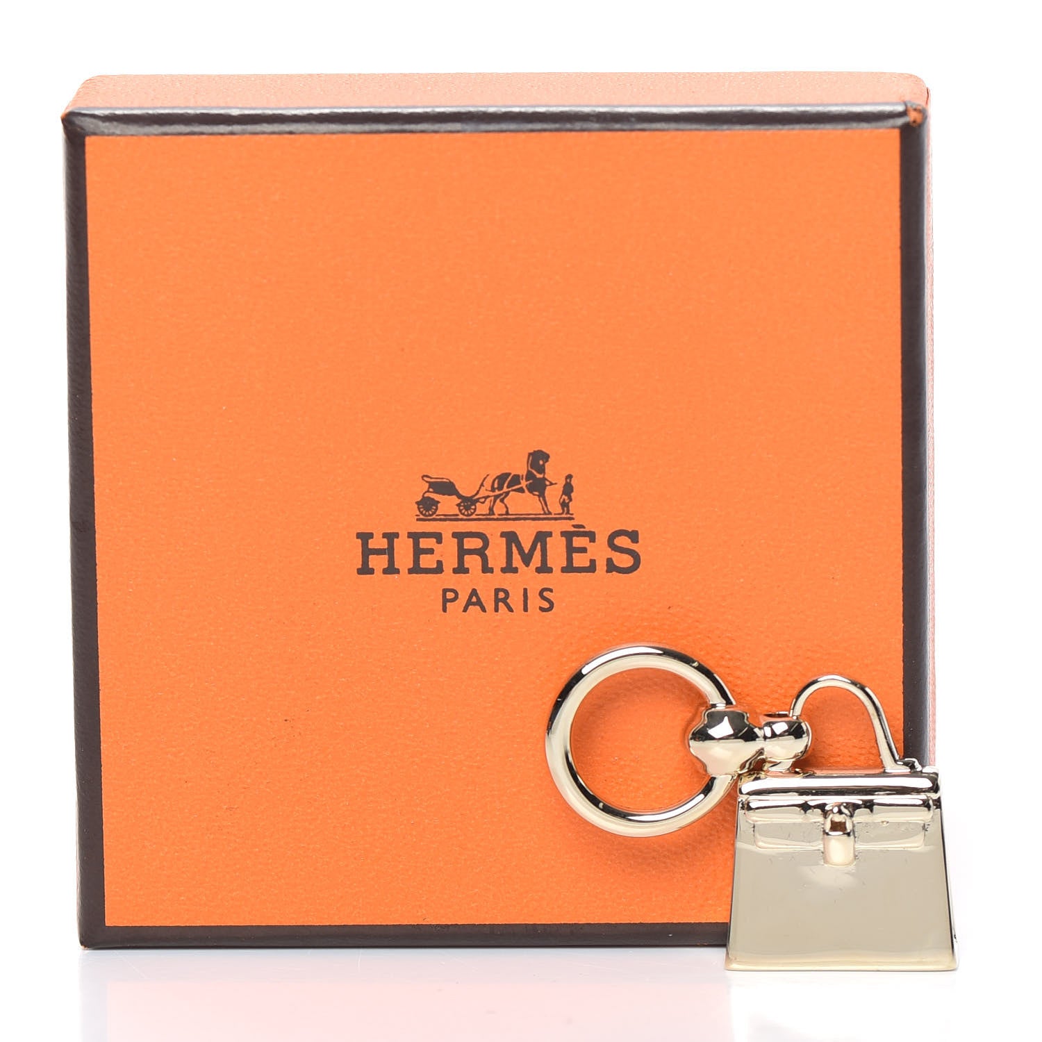 Hermes Permabrass Mini Kelly Twilly Ring 4 of 4