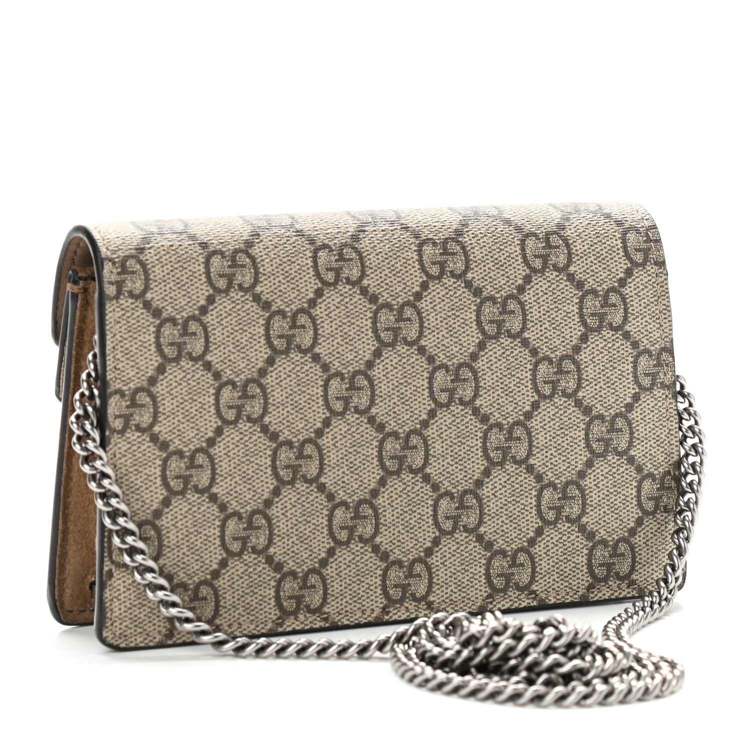 Gucci GG Supreme Monogram Super Mini Dionysus Shoulder Bag Taupe 3 of 10