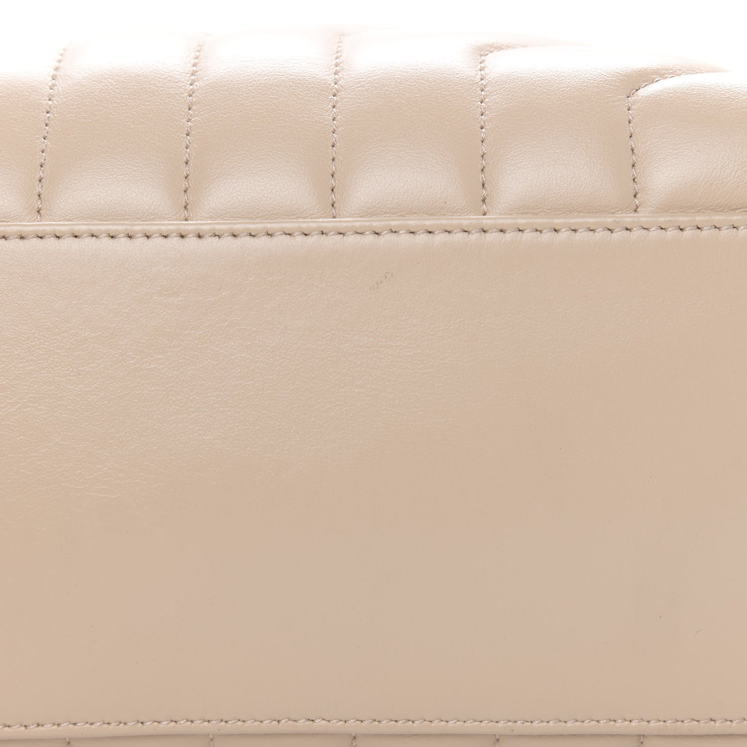 Saint Laurent Calfskin Y Quilted Monogram Medium Loulou Chain Satchel Dark Beige 9 of 11