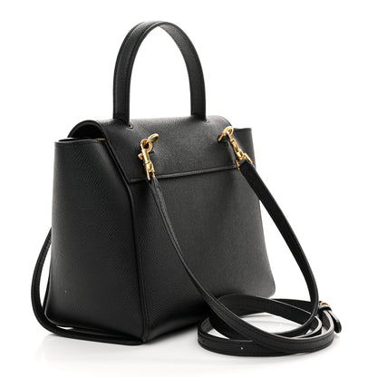 Celine Grained Calfskin Nano Belt Bag Black 3 of 12