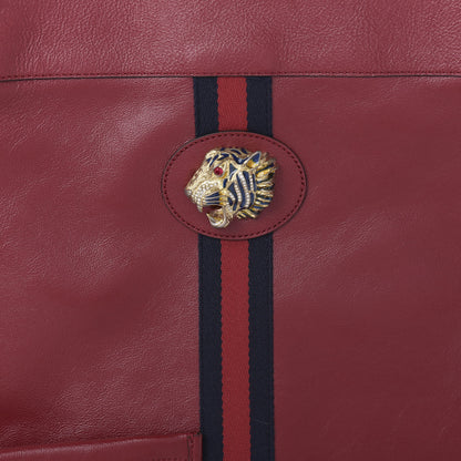 Gucci Calfskin Large Rajah Chain Tote Romantic Cherry 10 of 10