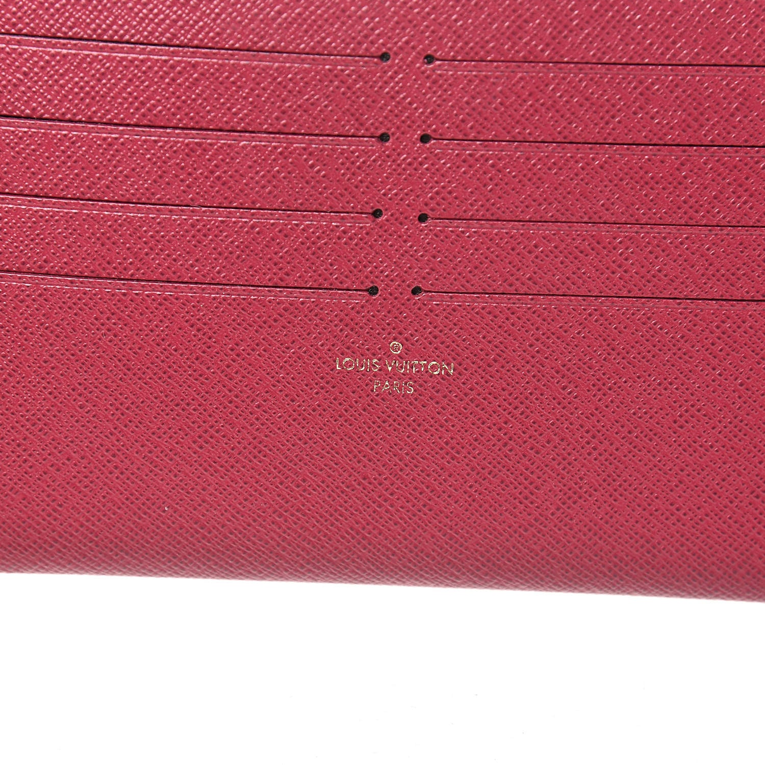 Louis Vuitton Calfskin Felicie Card Holder Insert Fuchsia 6 of 6